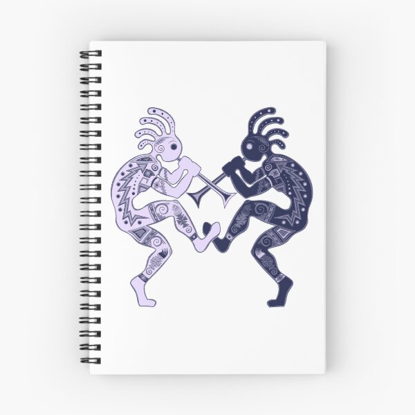 Item preview, Kokopelli Yin & Yang Blue themed design by Kasey Dutton  designed and sold by Caummon Thread.