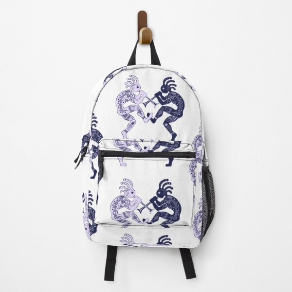 Item preview, Kokopelli Yin & Yang Blue themed design by Kasey Dutton designed and sold by Caummon Thread.