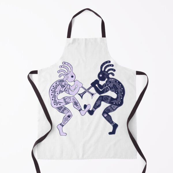 Item preview, Kokopelli Yin & Yang Blue themed design by Kasey Dutton designed and sold by Caummon Thread.