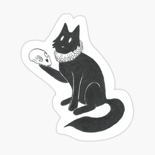 Cat Hamlet Sticker