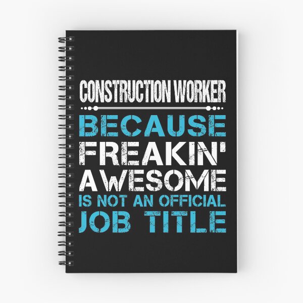 Item preview, Construction Worker T Shirt - Freaking Awesome Gift Item Tee designed and sold by kimbowen43.