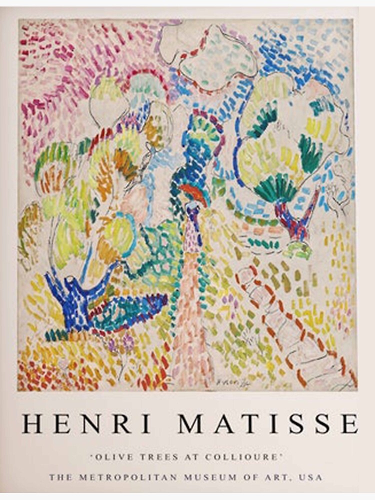 Henri Matisse Olive Trees At Collioure Premium Matte Vertical Poster Sold By Fernando Oliveira 