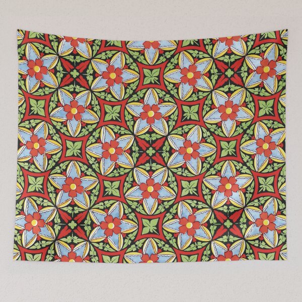 Item preview, Pattern with Passionflowers - Floral Designs designed and sold by AlexSin.