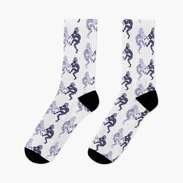 Item preview, Kokopelli Yin & Yang Blue themed design by Kasey Dutton  designed and sold by Caummon Thread.