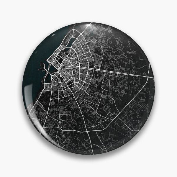Item preview, Benghazi City Map of Libya - Dark designed and sold by deMAP.