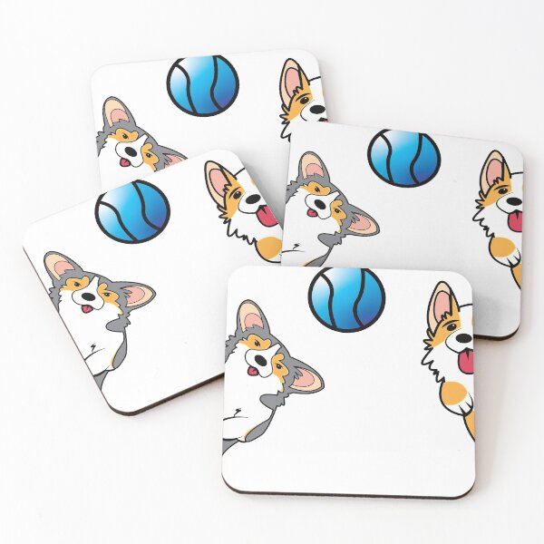 Item preview, playing husky and corgi designed and sold by AIGdesign.