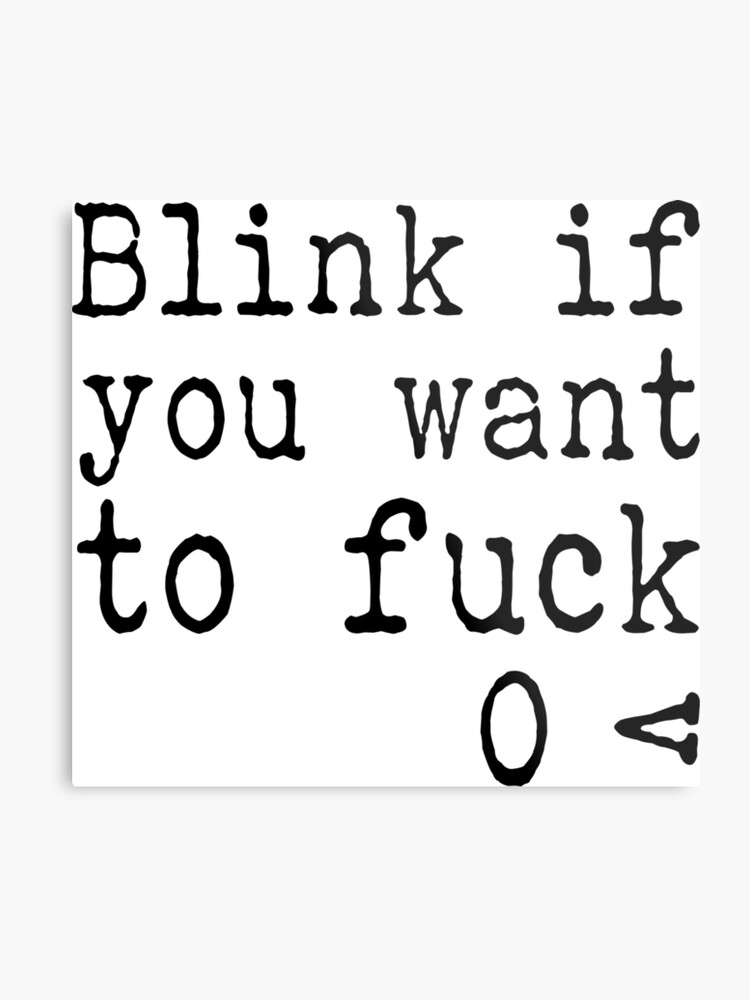 Flirting fuck