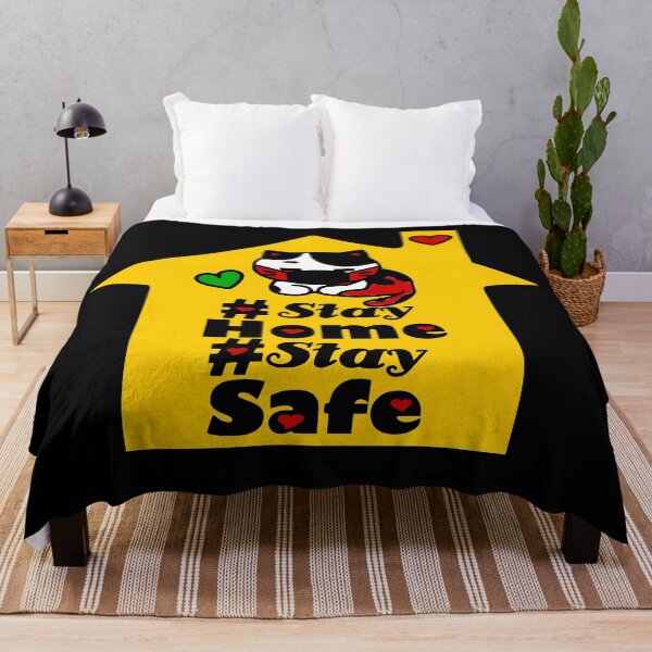 Item preview, ❤️#Stay Home Stay Safe Motivational Covid-19 Quote designed and sold by Fantabulous.