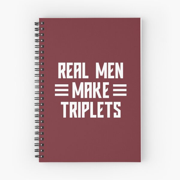 Item preview, Real Men Make Triplets, Dad Of Triplets #2 designed and sold by SalahBlt.