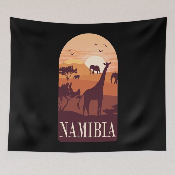 Item preview, Namibia tour safari vacation gift designed and sold by TheGloriousJoey.