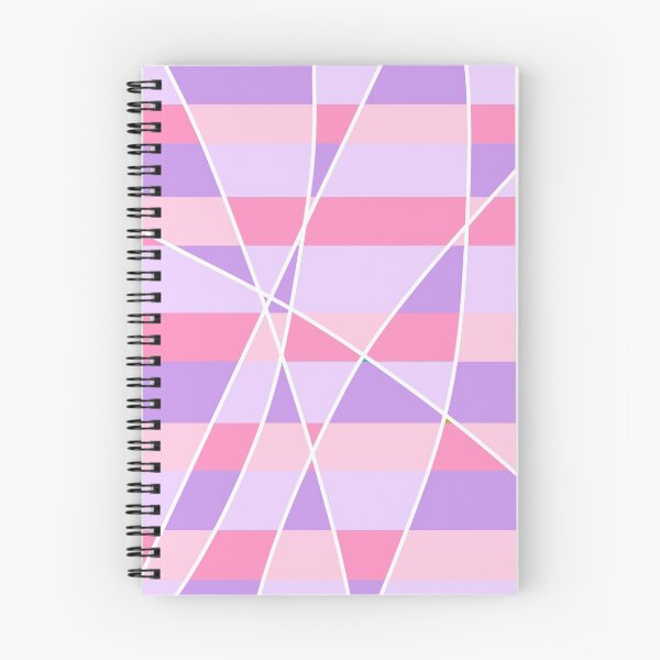 Item preview, Geometric striped pattern, pink and purple designed and sold by tropicalhen133.