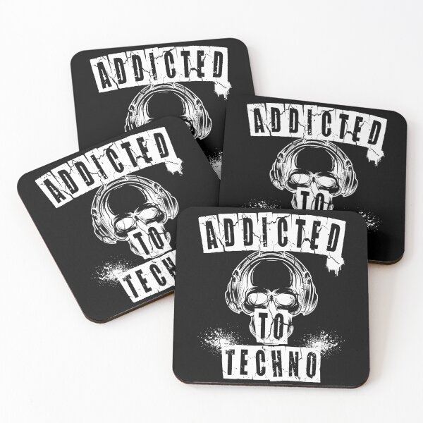 Item preview, Addicted to techno music saying skull designed and sold by shurikaner.