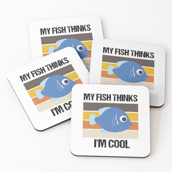 Item preview, My Fish ​Thinks I'm Cool Funny Gift designed and sold by imaneless.