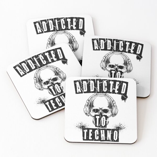 Item preview, Addicted to techno music saying skull designed and sold by shurikaner.