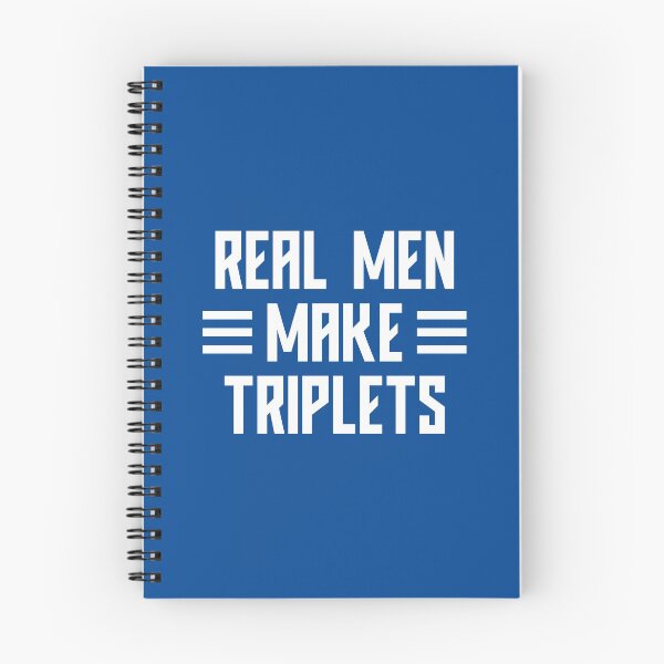 Item preview, Real Men Make Triplets, Dad Of Triplets #4 designed and sold by SalahBlt.