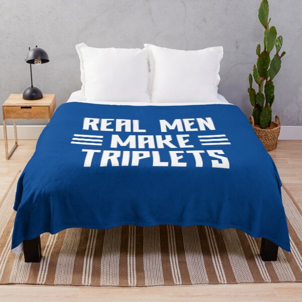 Item preview, Real Men Make Triplets, Dad Of Triplets #4 designed and sold by SalahBlt.