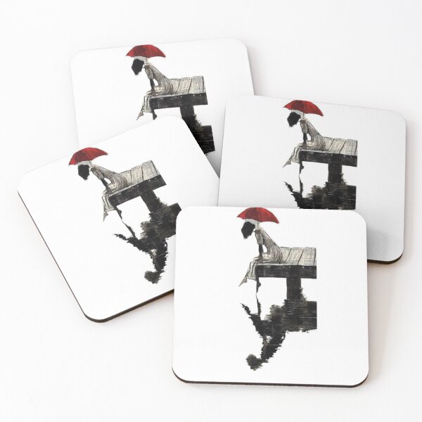Item preview, Red Umbrella Pop Art designed and sold by BrokenArt83.