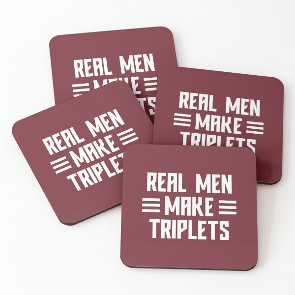 Item preview, Real Men Make Triplets, Dad Of Triplets #5 designed and sold by SalahBlt.