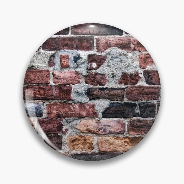 Item preview, Closeup of old brick wall that has been repaired designed and sold by Stephen Orsillo.