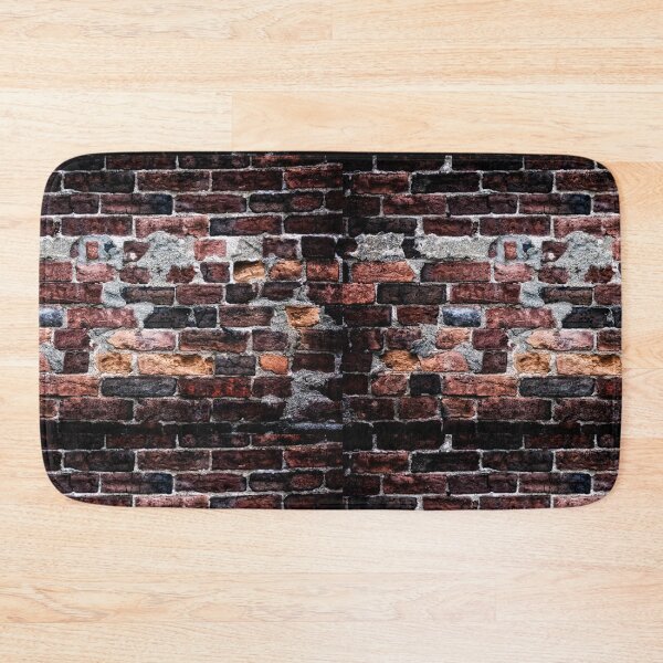 Item preview, Closeup of old brick wall that has been repaired designed and sold by Stephen Orsillo.
