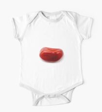 Cutout of a Red Jasper gemstone on white background One Piece - Short Sleeve