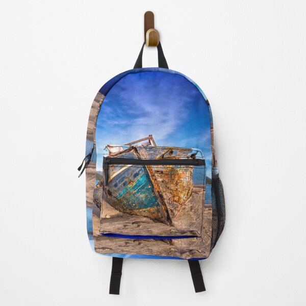 Item preview, Old Shipwrecked Treasure Boat On A Sandy Ocean Beach - Summer Beach Gifts designed and sold by FreedomUniverse.