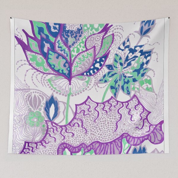 Item preview, Lotus Floral Soft Tones designed and sold by Minxylynx4.