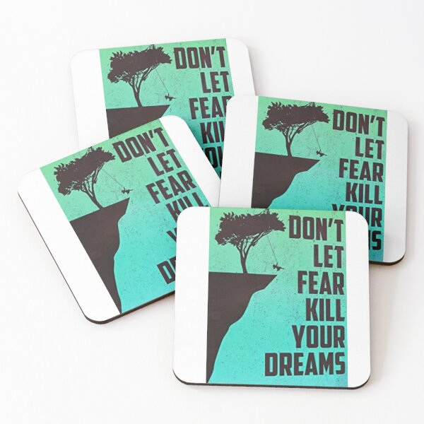 Item preview, Don't Let Fear Kill Your Dreams designed and sold by BrokenArt83.