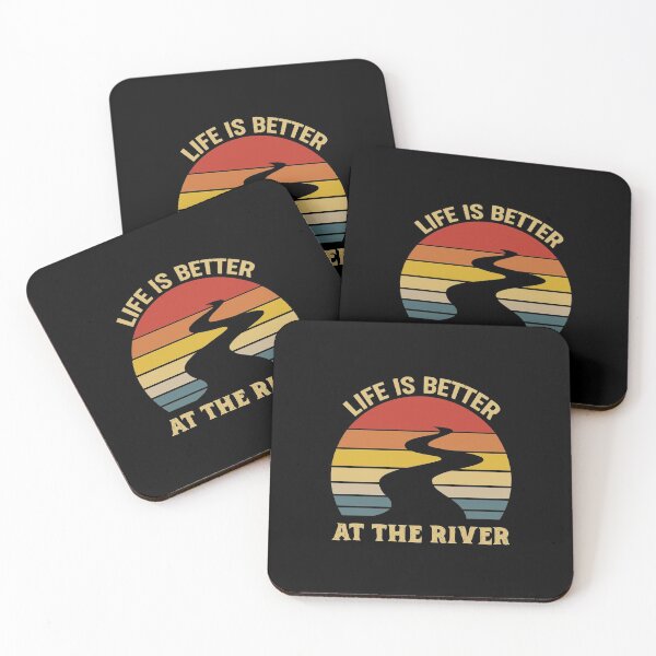 Item preview, Vintage Retro Life Is Better At The River designed and sold by telegaevel.