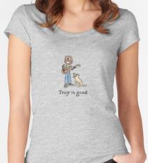Trey is good. Women's Fitted Scoop T-Shirt
