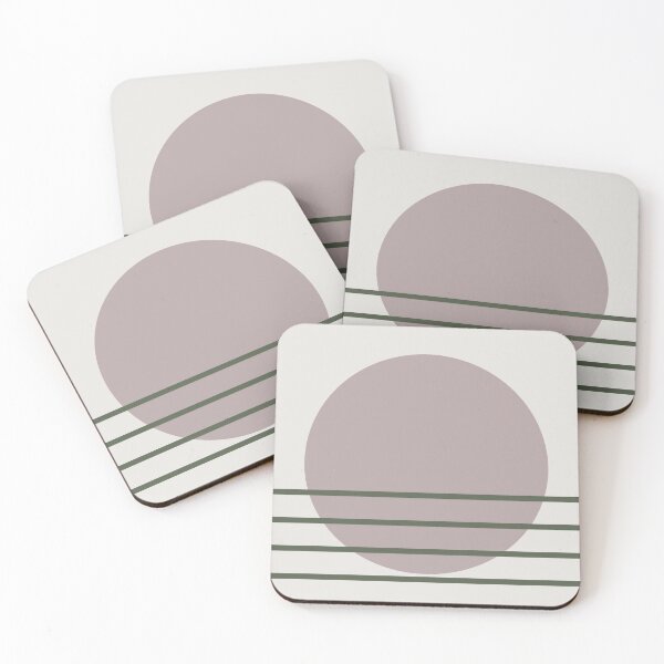 Item preview,  Boho grey/purple and green abstract designed and sold by babettepinkster.