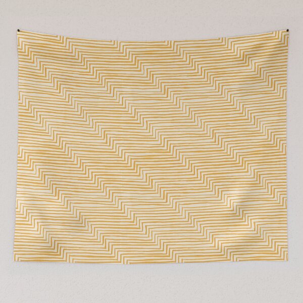 Item preview, Streaky Stripes Pattern Yellow designed and sold by inkjevetta.