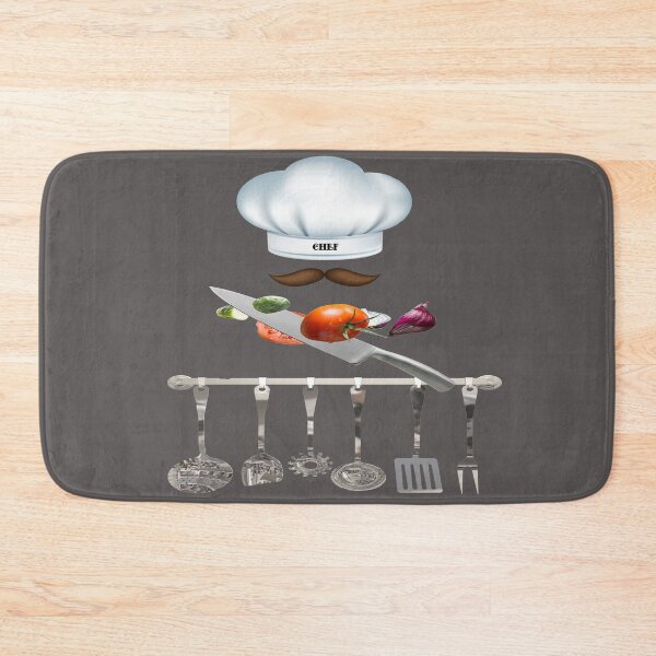 Item preview, The chef and his utensils. designed and sold by Karine Dupras.