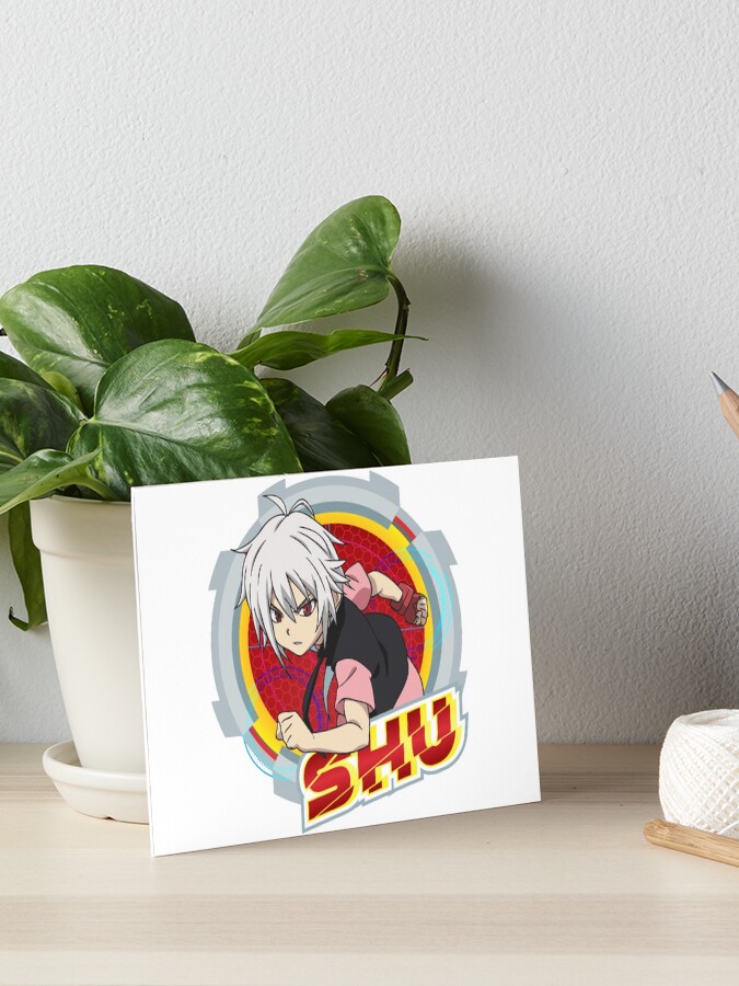 Beyblade Burst - Shu Kurenai Art Board Print for Sale by