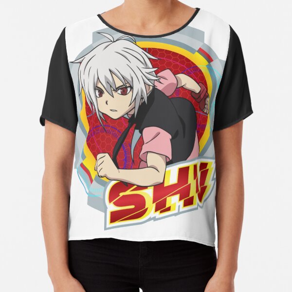 Round Graphic Beyblade Burst Shu Kurenai Unisex Sweatshirt - Teeruto