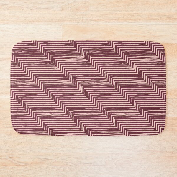 Item preview, Streaky Stripes Pattern Burgundy designed and sold by inkjevetta.