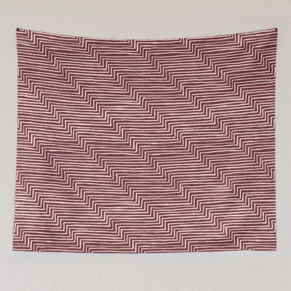 Item preview, Streaky Stripes Pattern Burgundy designed and sold by inkjevetta.
