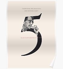 Slaughterhouse Five, Kurt Vonnegut Poster