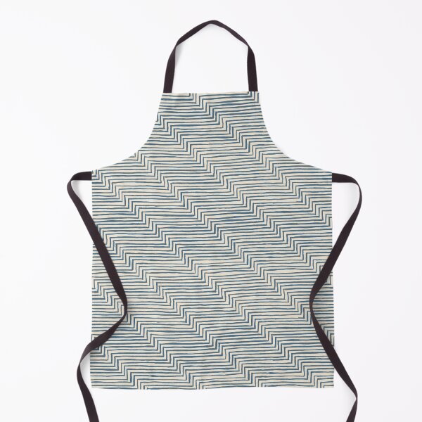 Item preview, Streaky Stripes Pattern Cream Blue designed and sold by inkjevetta.