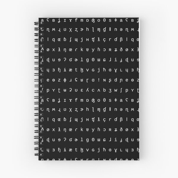 Item preview, IPA black and white range designed and sold by Lingthusiasm.