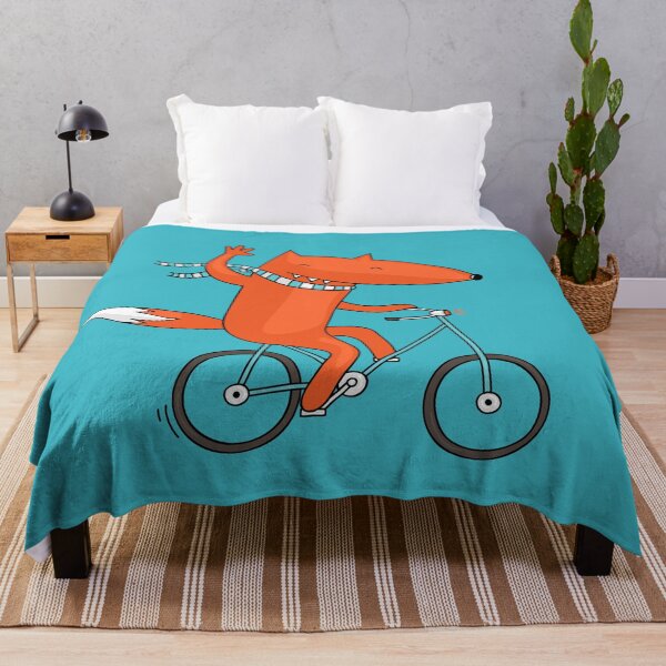 Item preview, Fox on bicycle designed and sold by zsooofija.
