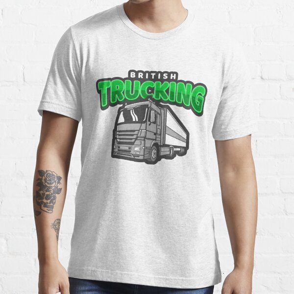 MAN Truck Driver Trucking Trucker Design Essential T-Shirt for Sale by  luvvvvvit