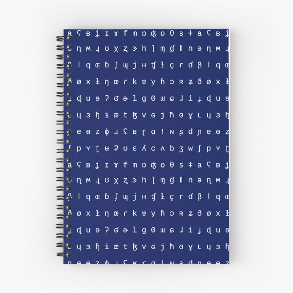 Item preview, IPA navy and white range designed and sold by Lingthusiasm.