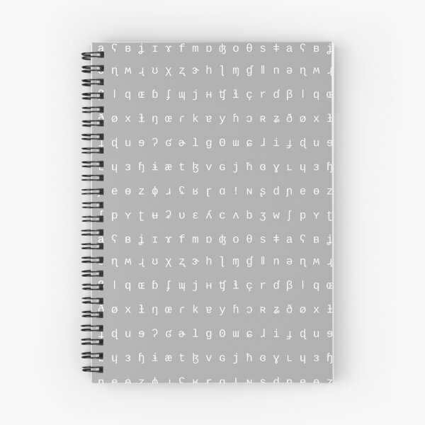 Item preview, IPA grey and white range designed and sold by Lingthusiasm.