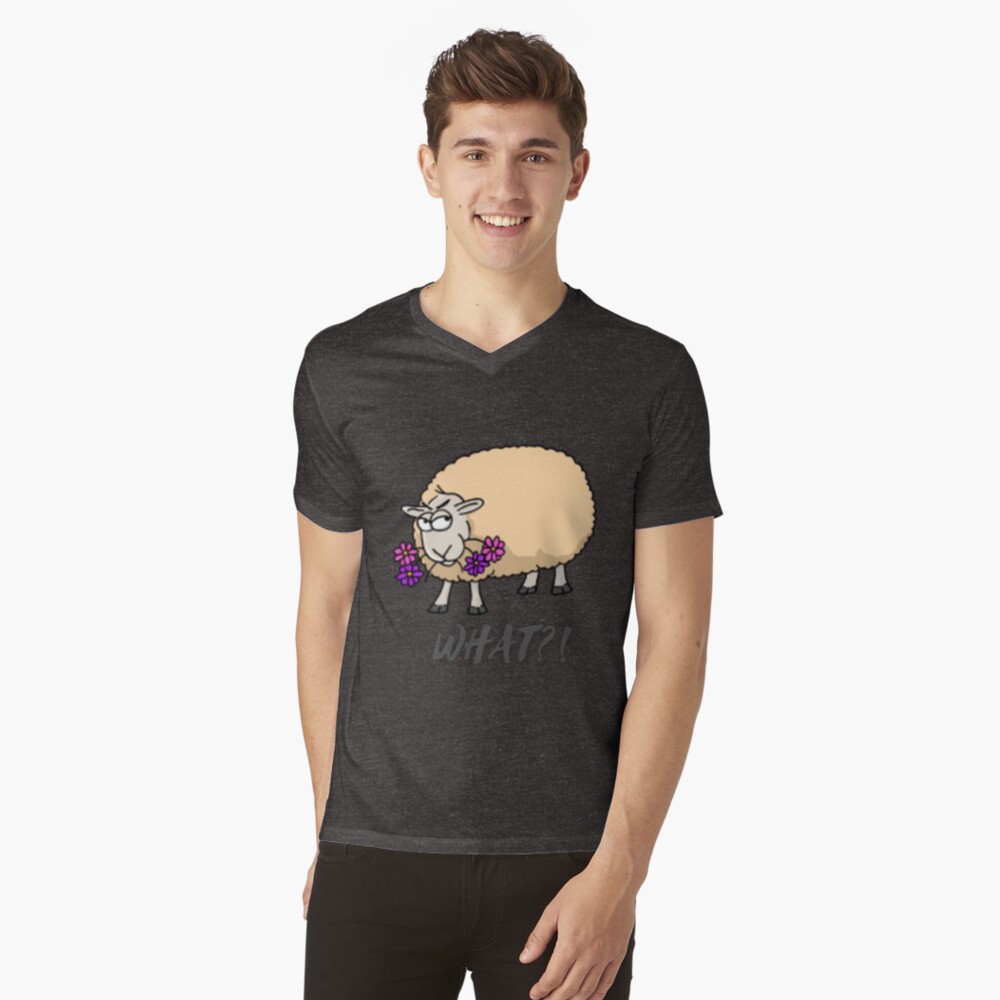 Item preview, V-Neck T-Shirt designed and sold by bluemerleminion.