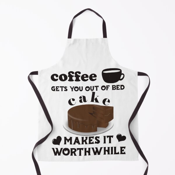 Item preview, Coffee Gets You Out Of Bed - Cake Makes It Worthwhile - Dark Text designed and sold by DerekJSmith.