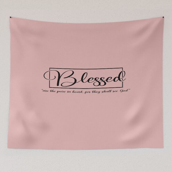 Item preview, Blessed are the pure in heart, for they shall see God, Bible Quote designed and sold by abdofer7.