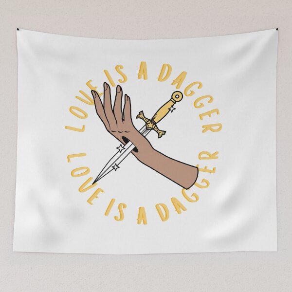 Item preview, Love is a Dagger designed and sold by lunajoon.
