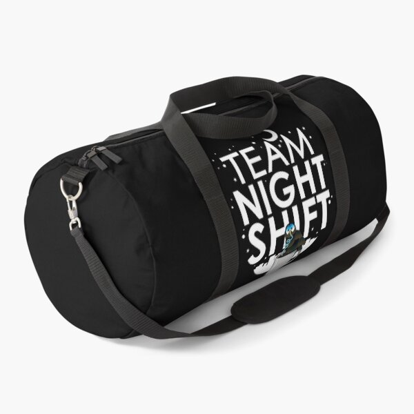 Item preview, Team Night Shift with Coffee Drinking Owl designed and sold by mLoyal.