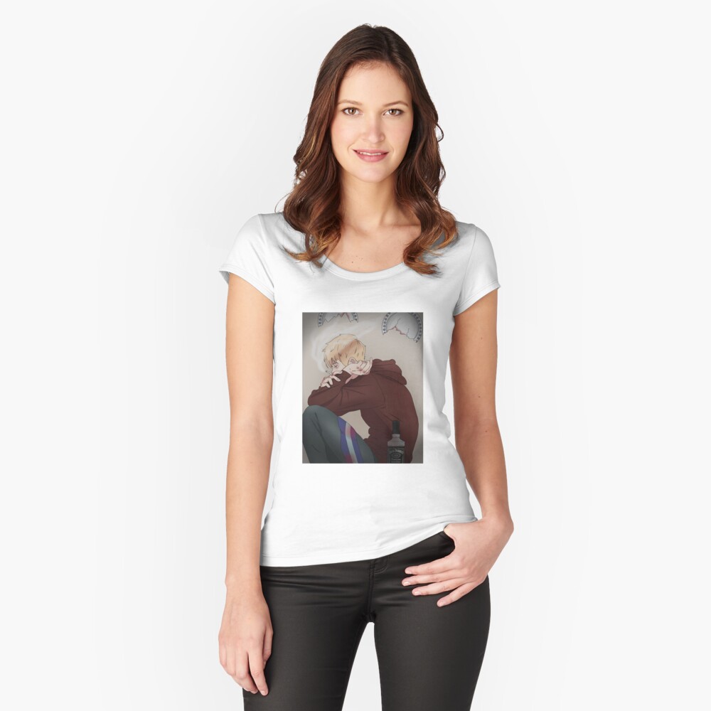Item preview, Fitted Scoop T-Shirt designed and sold by AnneVisscher.